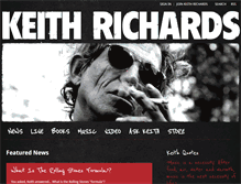 Tablet Screenshot of keithrichards.com
